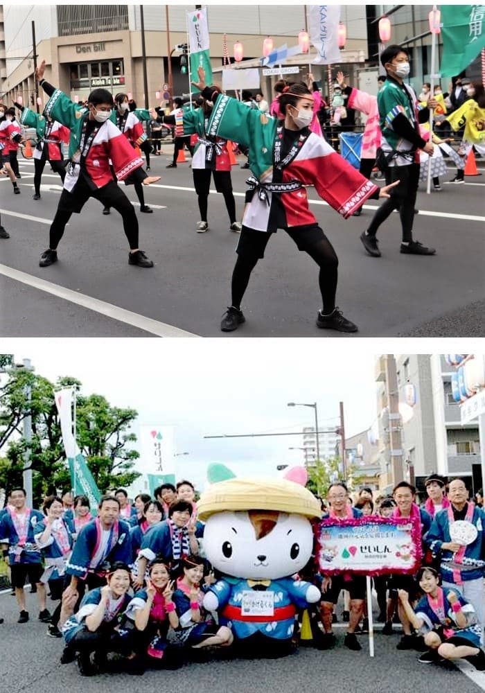 静岡まつり「夜桜乱舞」、清水みなと祭り「総踊り」