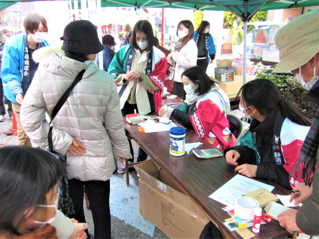 草薙支店「つながるくさなぎ冬フェス2022」の参加様子