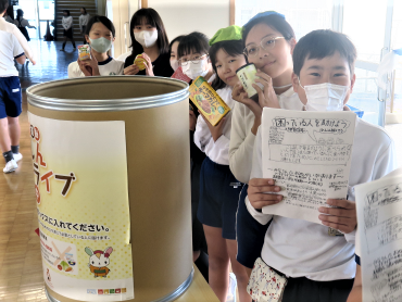 第6回せいしんフードドライブ 実施の様子