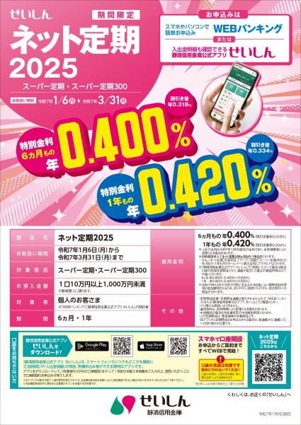 ネット定期2025チラシ