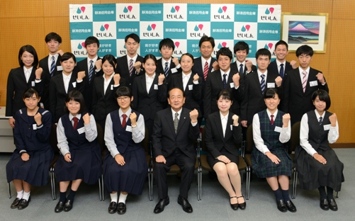 内定式の様子