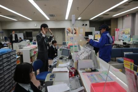 防犯訓練の様子
