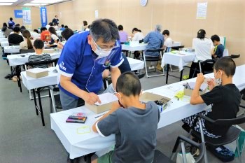 プラモデル教室の様子