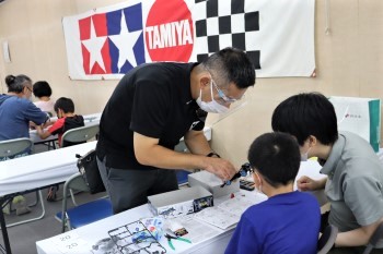 プラモデル教室の様子