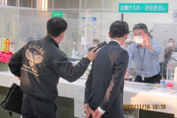 強盗訓練の様子
