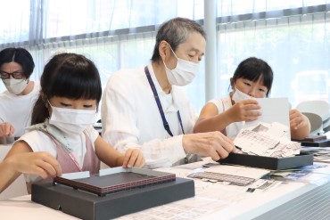 せいしん「夏休み親子教室」の様子