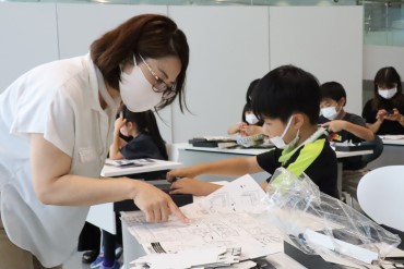 せいしん「夏休み親子教室」の様子