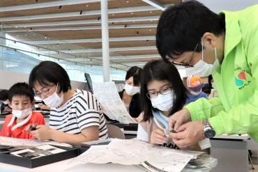 せいしん「夏休み親子教室」の様子