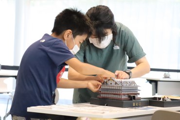 せいしん「夏休み親子教室」の様子