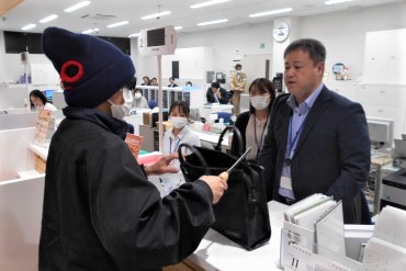 強盗訓練の様子