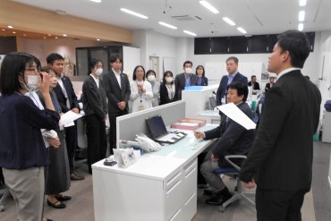 強盗訓練の様子