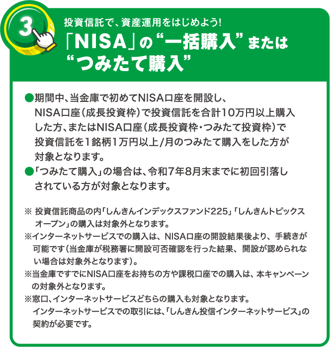 キャンペーン条件