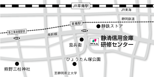 草薙研修センターマップ